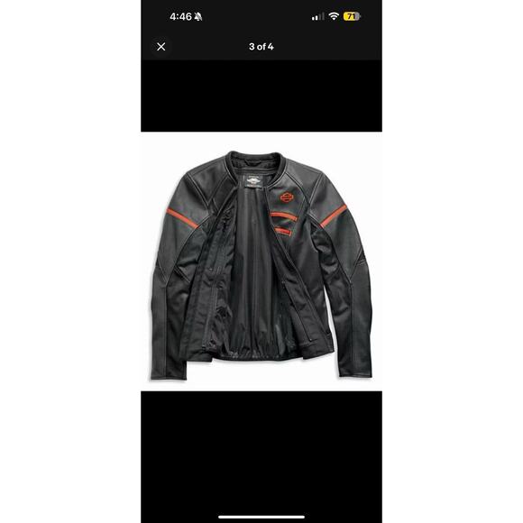 Harley-Davidson Women's Brawler Leather Jacket - 98007-21VW - Picture 12 of 12